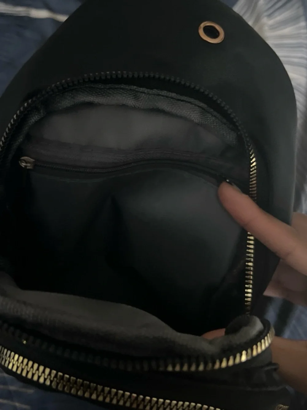 Black Quilted Crossbody Sling Bag - Sleek Everyday Carry